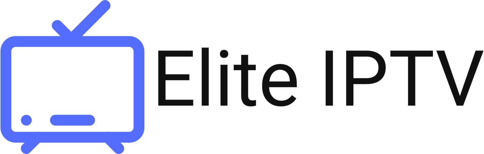 Elite IPTV Logo - Versión Oscura