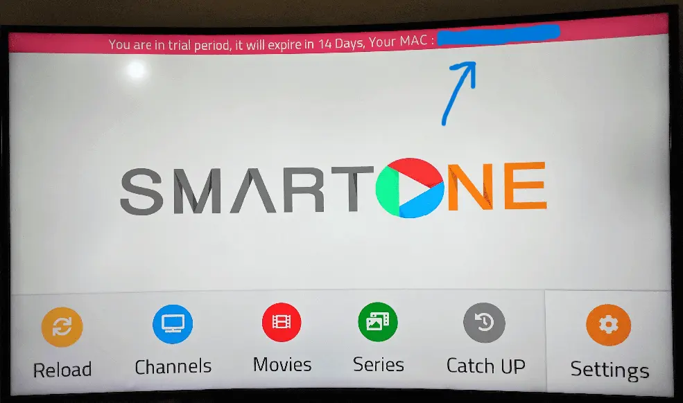 Paso 2: Anotar la dirección MAC de la TV en la app Smart ONE